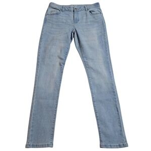 Wonder Nation Skinny Jeans Size 18 Adjustable Waist Light Wash Denim